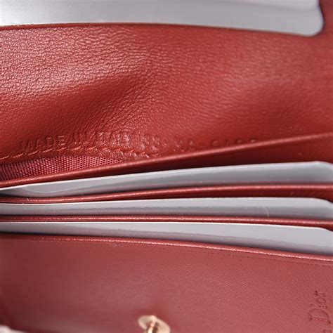 christian dior tonic red lambskin wallet|Dior.